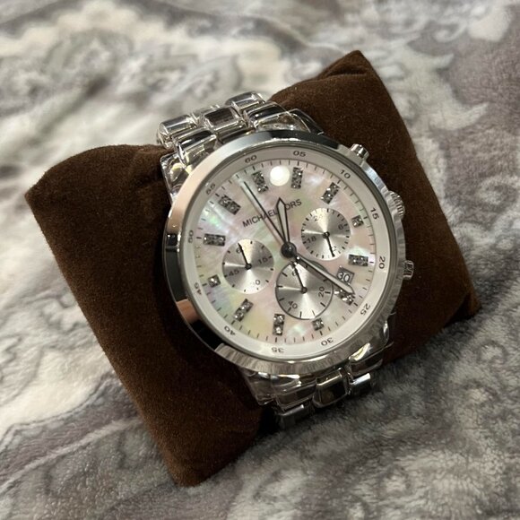 Michael Kors - Clear Bracelet Watch with Crystals - Picture 1 of 3